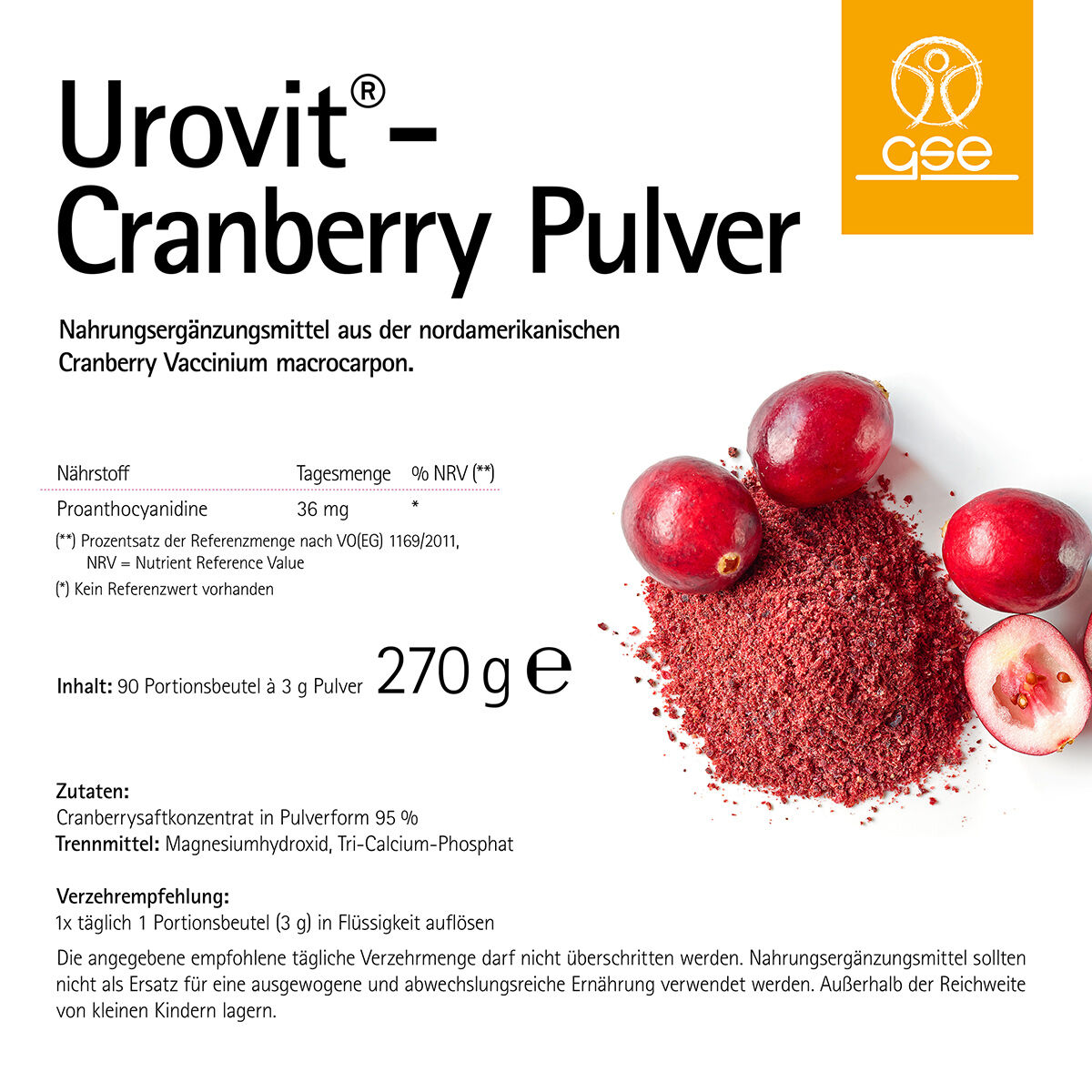 Urovit®-Cranberry Pulver 