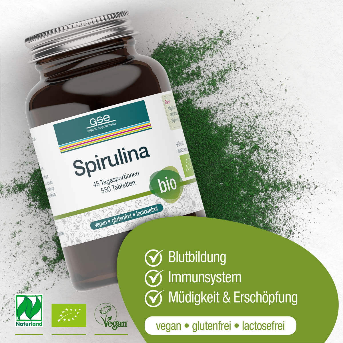 Naturland Bio Spirulina (Tabletten)