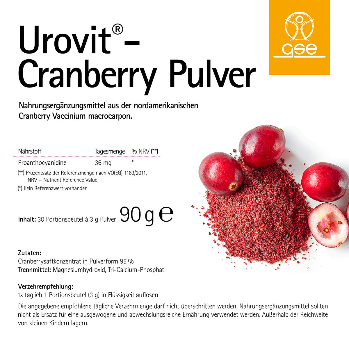 Urovit®-Cranberry Pulver 